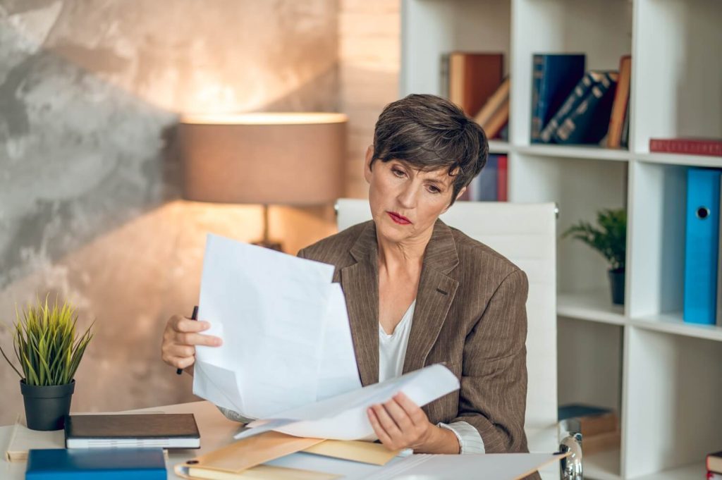 woman completing diy divorce in georgia